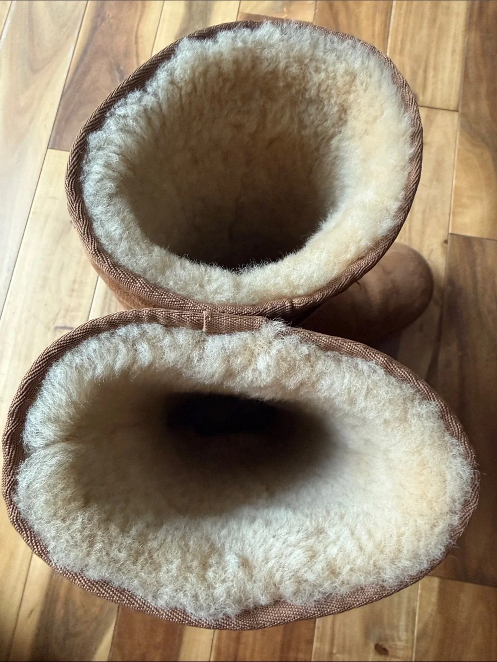 UGG Tall Suede Winter Boots in Chestnut Brown